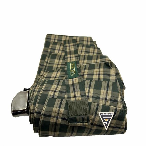 Мікро міні парасолька April A-236l, водонепроникна, з мікрофібри, зелена, компактно складається, зручна для використання будь-яким користувачем - фото 4