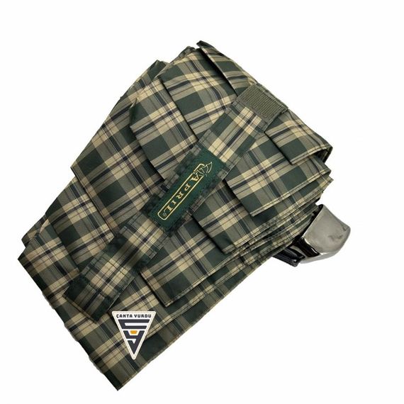 Мікро міні парасолька April A-236l, водонепроникна, з мікрофібри, зелена, компактно складається, зручна для використання будь-яким користувачем - фото 1