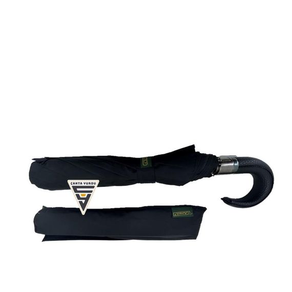 Дощовик April A-228G Elite, чорний, автоматичний, з 10 прутьми, легкий та надійний, водонепроникний, має компактні розміри 45х9 см в складеному вигляді - фото 5