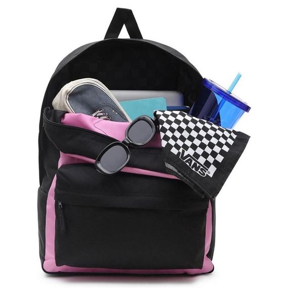 Vans Sırt Çantası Wm Realm Siyah Pembe - fotoğraf 3