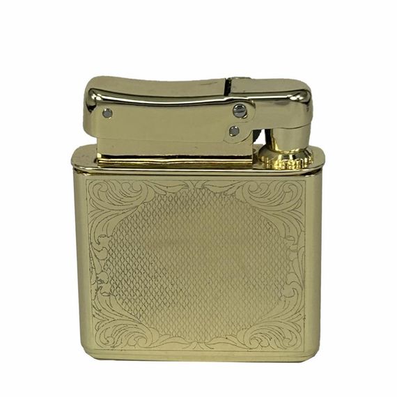 Retro Benzinli Çakmak Muhtar Çakmağı Altın - fotoğraf 3