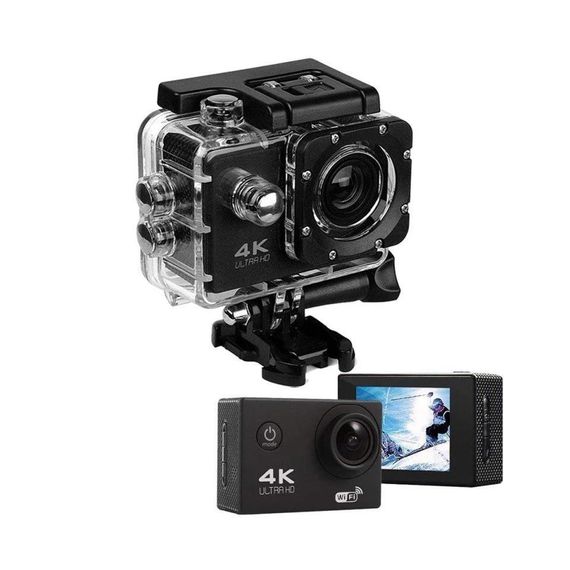 كاميرا أكشن واي فاي 4K الترا اتش دي 170 درجة 32 جيجابايت - صورة 1