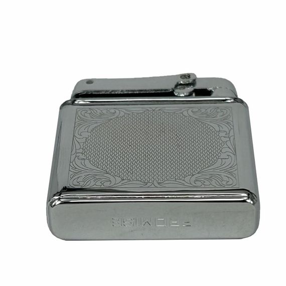 Retro Benzinli Çakmak Muhtar Çakmağı Gümüş - photo 2