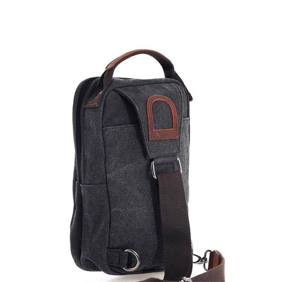 Ççs London 31468 Kanvas Çapraz Çanta Siyah - fotoğraf 4