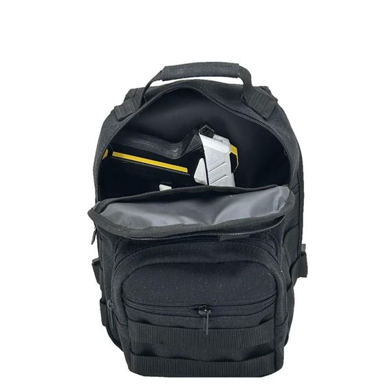 Tactical Canvas Gun Pistol Carrying Bag Black - photo 4