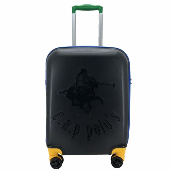 Cap Polo's Polipropilen Büyük Boy Valiz Siyah - photo 3