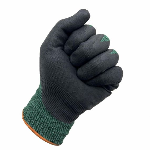 12 Adet Kesilmez L-XXL Eldiven Koruyucu İş Eldiveni Yeşil - fotoğraf 1