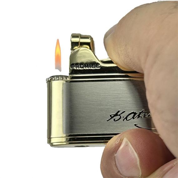 Atatürk Imzalı Gazlı Çakmak Altın Renk - photo 4