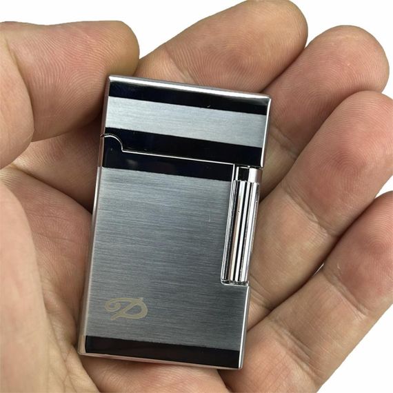 Vindiesel Dupont Tarz Gazlı Çakmak Gümüş - fotoğraf 2