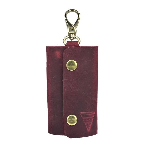 Hakiki Deri Kadın Anahtarlık Crazy Kırmızı - photo 1