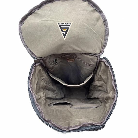 Ççs London 51566 Kanvas Spor Sırt Çantası Siyah - fotoğraf 4