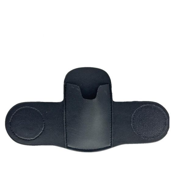 Органайзер для стетоскопа из веганской кожи, черный, компактный, легкий, устойчивый, подходит для большинства стетоскопов, идеален для врачей и медсестер - фото 1