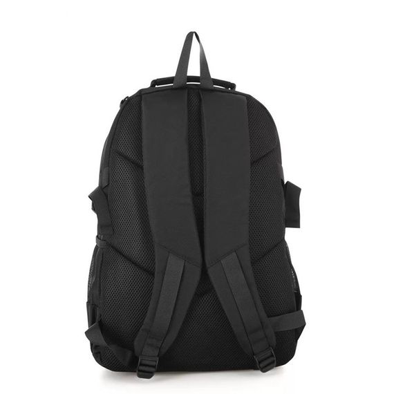 Рюкзак для школи Young 51541 чорний, 2 основні відділення, 5 кишень, регульовані ремені, матеріал: поліестер, розміри: 30x45x15 см - фото 2