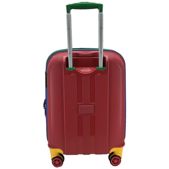 Кишеняйи чемодан Cap Polo из полипропилена малый красный, 35x58x23 см, 4 поворотных колеса, регулируемая ручка, функциональная внутренняя часть - фото 3