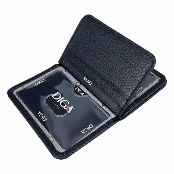 Diga 1169 Hakiki Deri Minimal Kartlık Siyah - photo 2