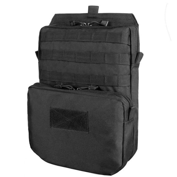 Тактичний рюкзак Taktikal TK1003 Molle з водним резервуаром, чорний, модульна система, 3L, 1000D нейлон, водовідштовхувальний, для вишуканої гідратації - фото 2