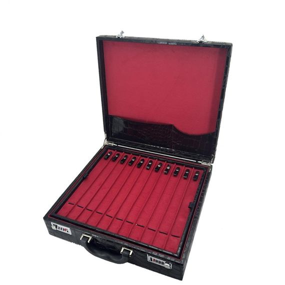 Kuyumcu Tespih Takı Taşıma Ve Saklama Çantası 44'lü Siyah - صورة 3