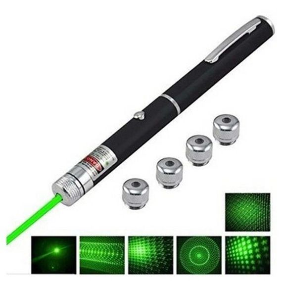 200 Mw 5 Başlıklı Yeşil İşaretleyici Lazer - fotoğraf 1