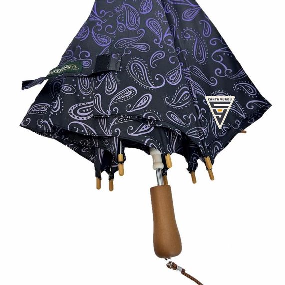 Snotline 14L Omuz Askılı L4 Kadın Şemsiye Desenli Mor - photo 4