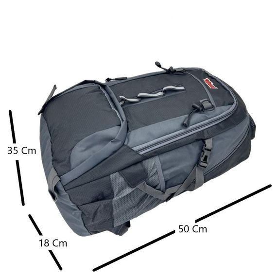 Young 51504 Dağcı Su Geçirmez Sırt Çantası Siyah - fotoğraf 2