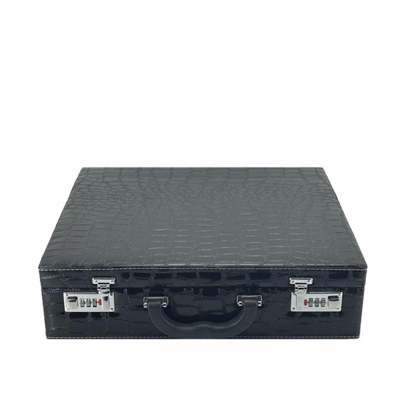 Kuyumcu Tespih Takı Taşıma Ve Saklama Çantası 44'lü Siyah - صورة 4