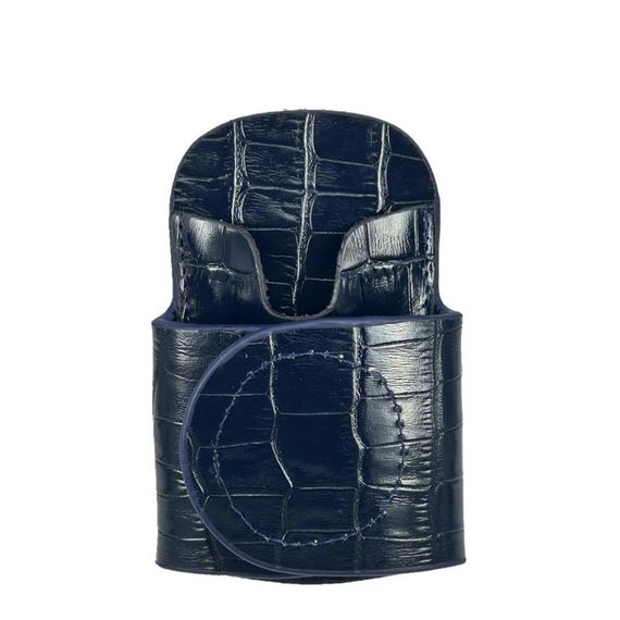 Органайзер для стетоскопа из натуральной кожи, удобный держатель, лакового цвета, компактный, 20x10 см, идеален для врачей и медсестер - фото 4