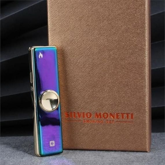 Çarklı Usb Sm680 Şarjlı Elektronik Çakmak Renkli - fotoğraf 2