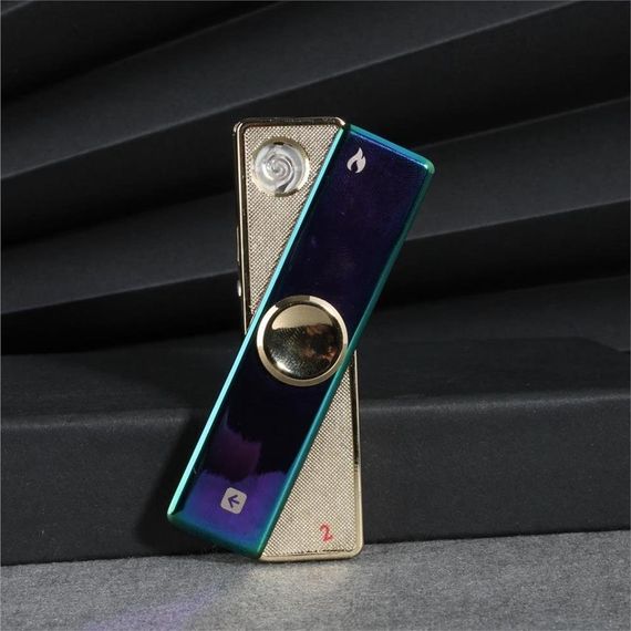 Çarklı Usb Sm680 Şarjlı Elektronik Çakmak Renkli - fotoğraf 1