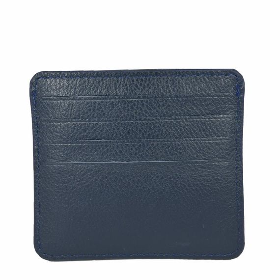 Hakiki Deri 8 Gözlü Kartlık Koyu Lacivert - photo 4