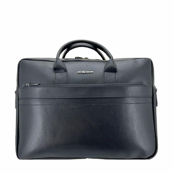 Ççs London 71450 Vegan Deri Laptop Evrak Çantası 15 İnç Siyah - photo 1
