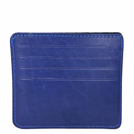 Hakiki Deri 8 Gözlü Kartlık Lacivert - photo 3