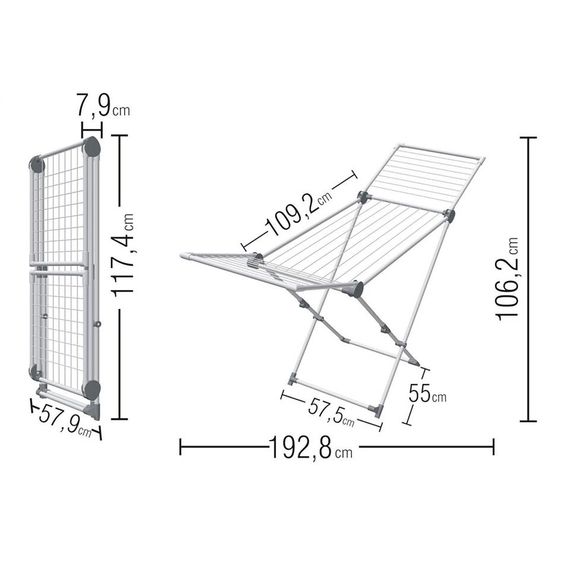 Büyük Boy MR119 Çamaşır Kurutmalık Kurutma Teli - photo 3
