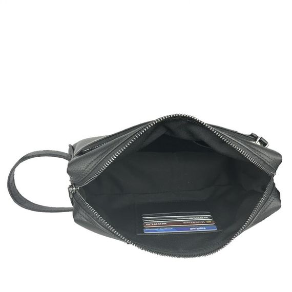 Hakiki Deri CA250 Dopp Kit El Çantası Siyah - photo 3