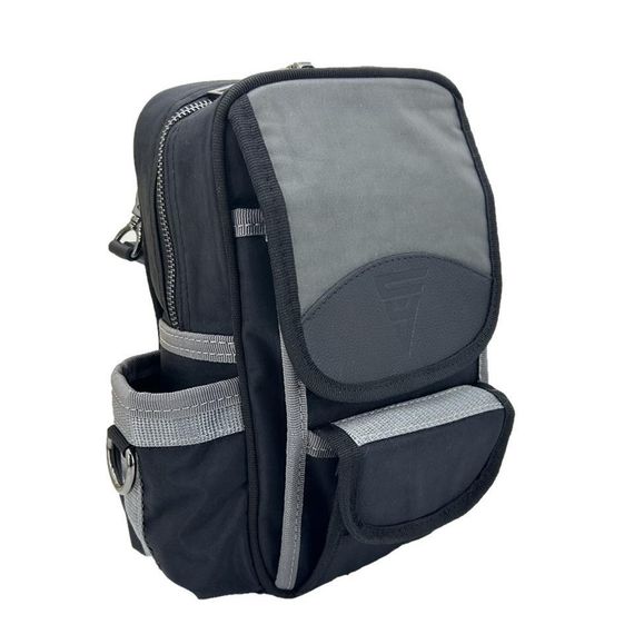 Omuz Askılı Kasalı Krinkıl El ve Omuz Çantası Siyah - photo 2