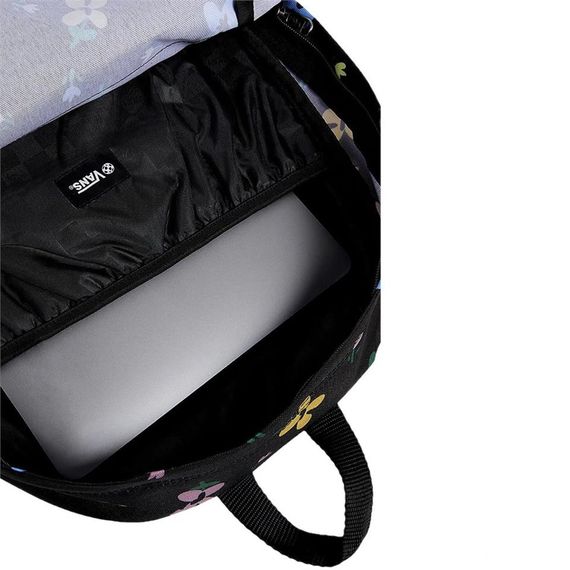 Vans Old Skool Klasik Sırt Çantası Çiçekli Siyah - fotoğraf 5