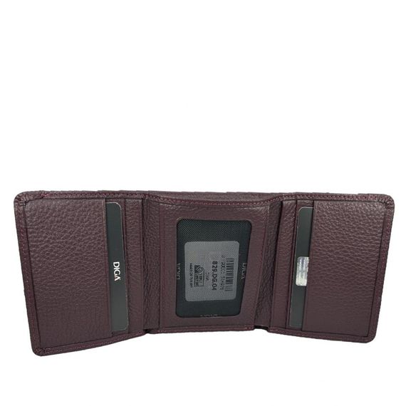 Diga 829 Hakiki Deri Üç Kat Cüzdan Bordo - photo 1