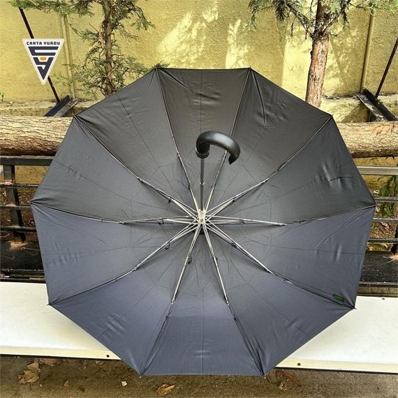 April A-228G Elite G4 Otomatik 10 Telli Şemsiye Noktalı Siyah - fotoğraf 5