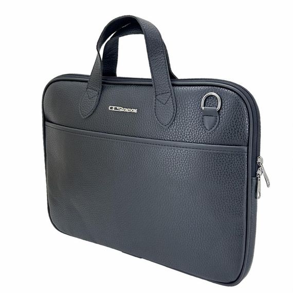 Ççs London 71454  Vegan Evrak Laptop Çantası 15 İnç Siyah - photo 3