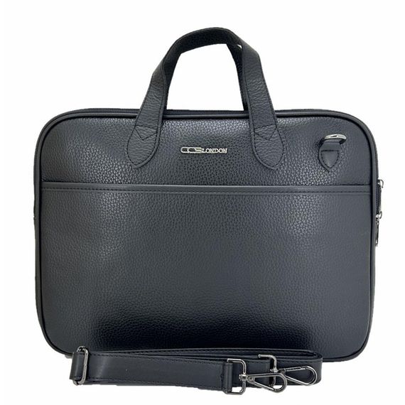 Ççs London 71454  Vegan Evrak Laptop Çantası 15 İnç Siyah - photo 1