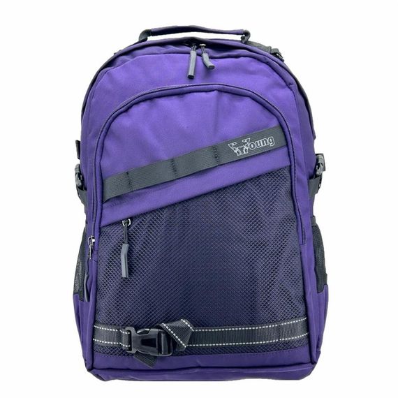 Young 51539 Okul Sırt Çantası Mor - fotoğraf 1