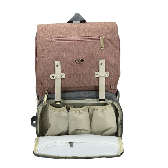 Ççs London 51768 Anne Bebek Seyahat Sırt Çantası Pembe - photo 5