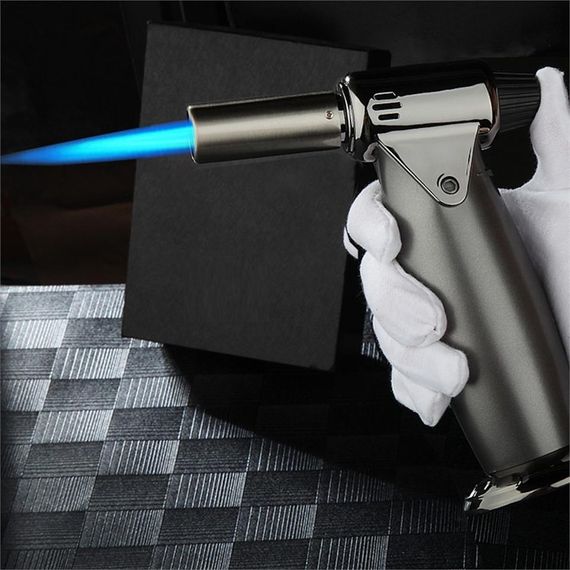 Bütan Torch Pürmüz Çakmak 1300 Derece Siyah Renk - photo 1