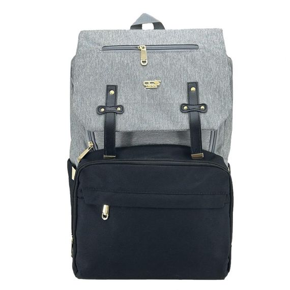 Ççs London 51768 Anne Bebek Seyahat Sırt Çantası Gri - photo 1