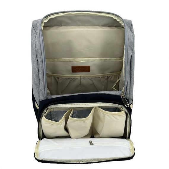 Ççs London 51768 Anne Bebek Seyahat Sırt Çantası Gri - photo 2