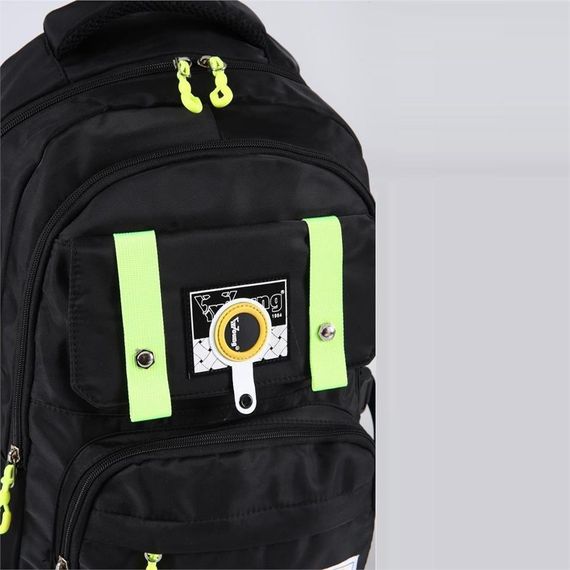 Young 51637 Okul Sırt Çantası Siyah - fotoğraf 2