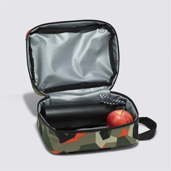 Сумка для харчування Vans New Skool термальна зелена, 7 літрів, 100% поліестер, з верхнім ручкою і застібкою на блискавці, універсальна - фото 2