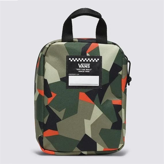 Сумка для харчування Vans New Skool термальна зелена, 7 літрів, 100% поліестер, з верхнім ручкою і застібкою на блискавці, універсальна - фото 4