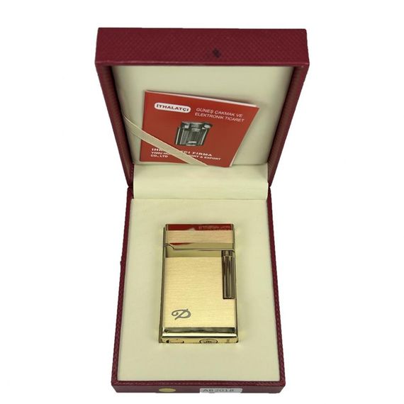 Vindiesel Dupont Tarz Gazlı Çakmak Altın - fotoğraf 3