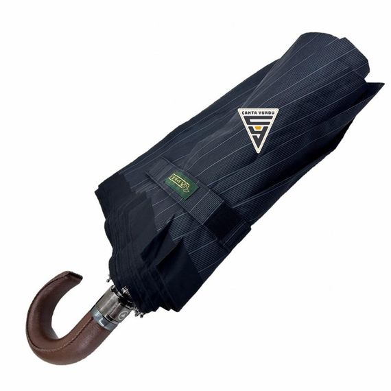 April A-228G Elite G1 Otomatik 10 Telli Şemsiye Çizgili Siyah - fotoğraf 3