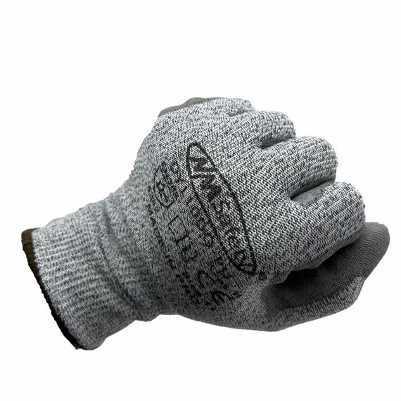 12 Adet Kesilmez L-XXL Eldiven Koruyucu İş Eldiveni Gri - fotoğraf 3